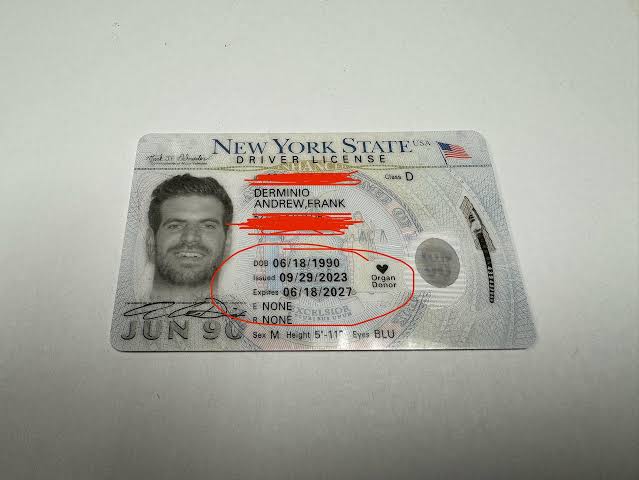 USA Driving License with SSN card